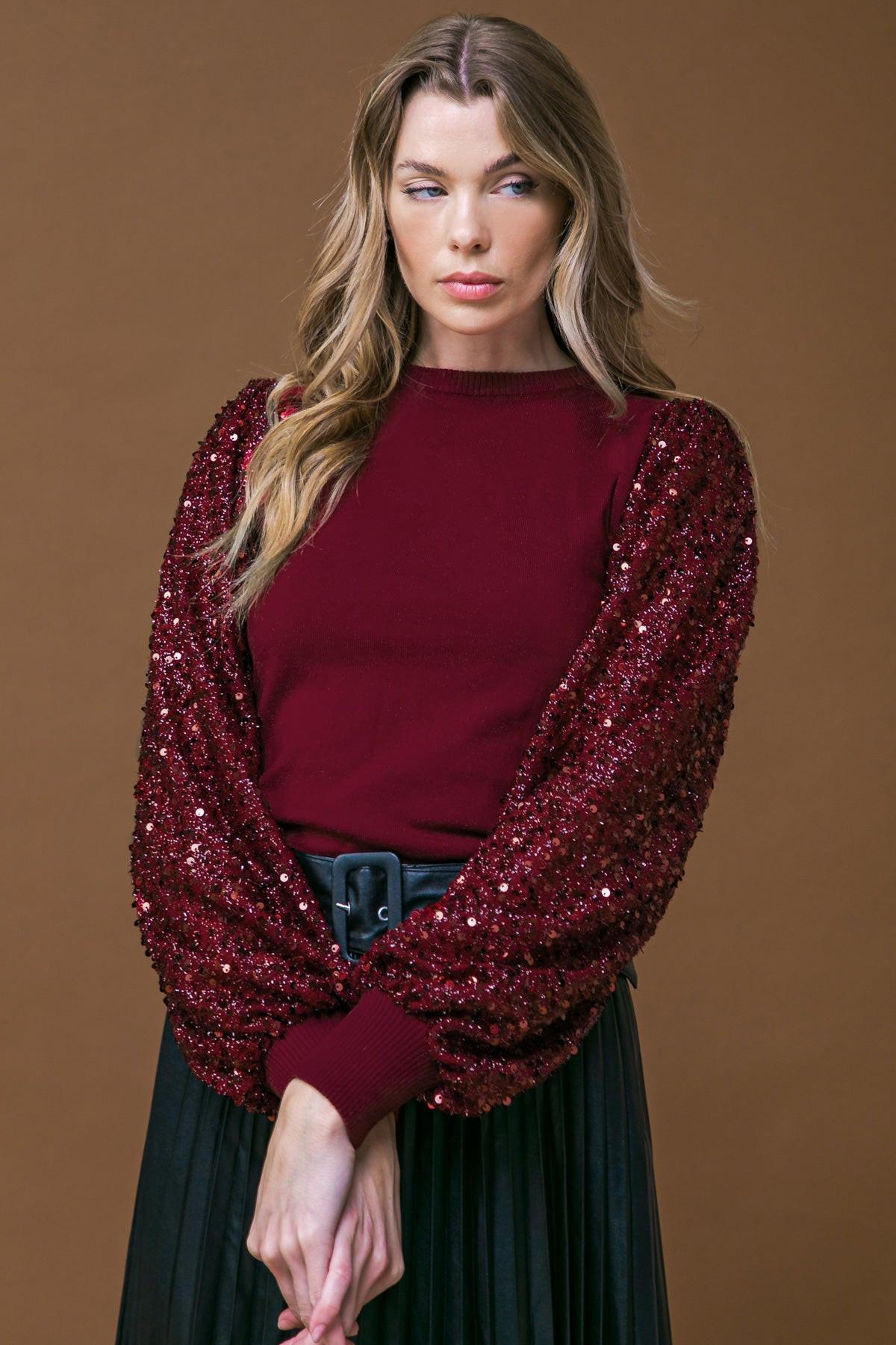 FEELING THE FUN SWEATER TOP  DAME BOHEME