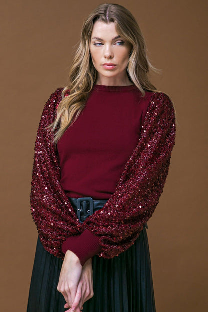 FEELING THE FUN SWEATER TOP  DAME BOHEME