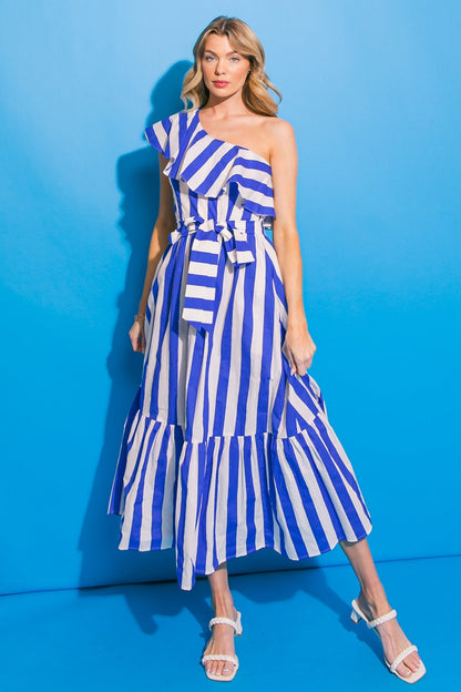 DAYS LIKE THESE POPLIN MIDI DRESS  DAME BOHEME