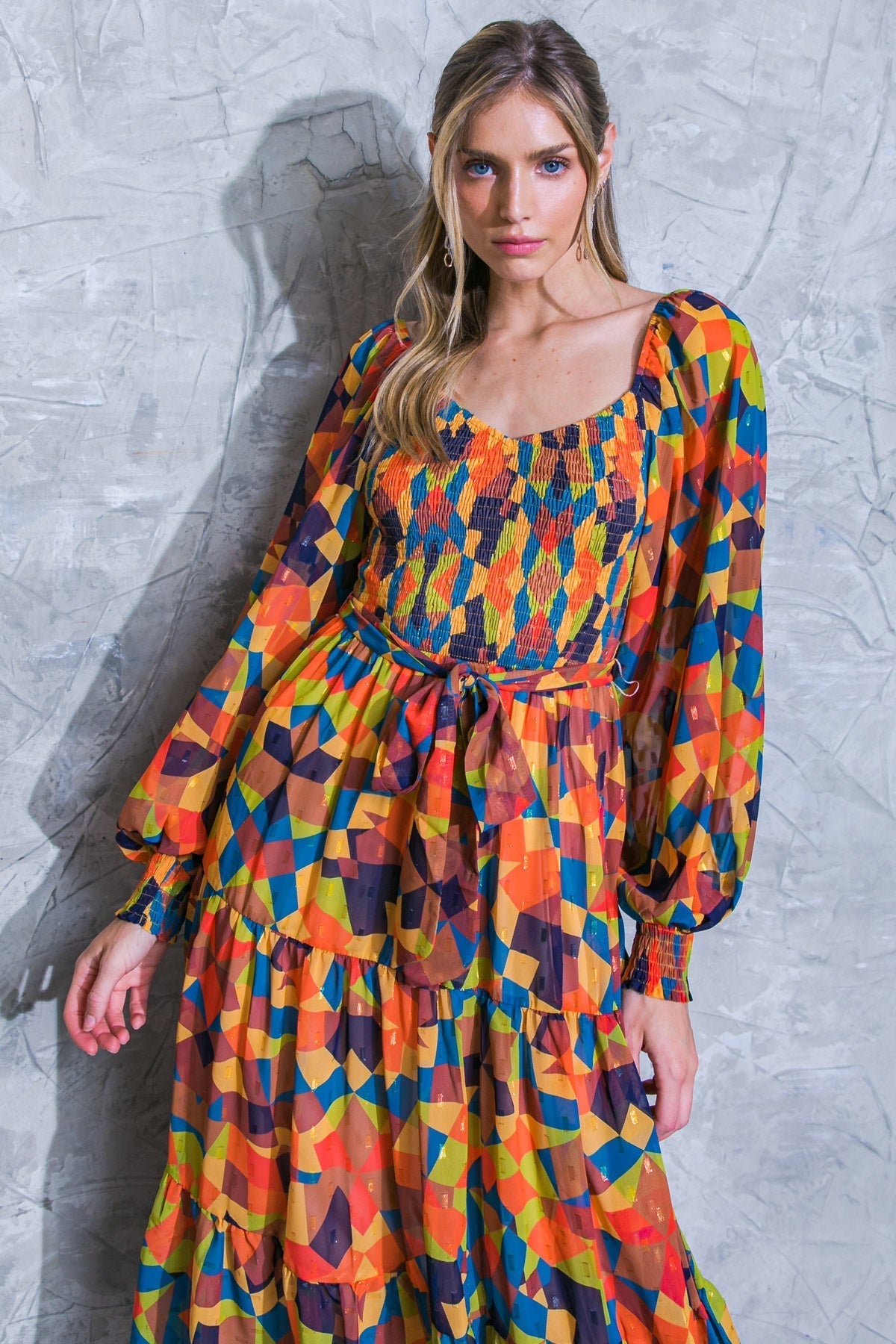 NOTHING WAS THE SAME WOVEN MIDI DRESS  DAME BOHEME