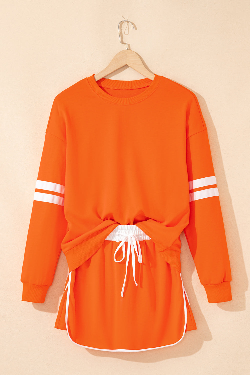 Sophia Varsity Sportwear Casual 2 Piece Skirt Outfit Set  DAME BOHEME