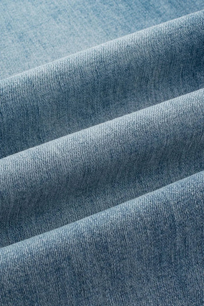 Button Fly High Waist Flared Jeans Simply Love