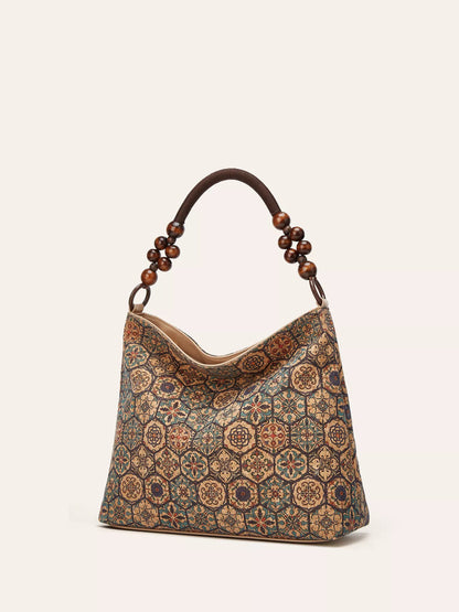 Bohemian Geometric Pattern Hobo Handbag  DAME BOHEME