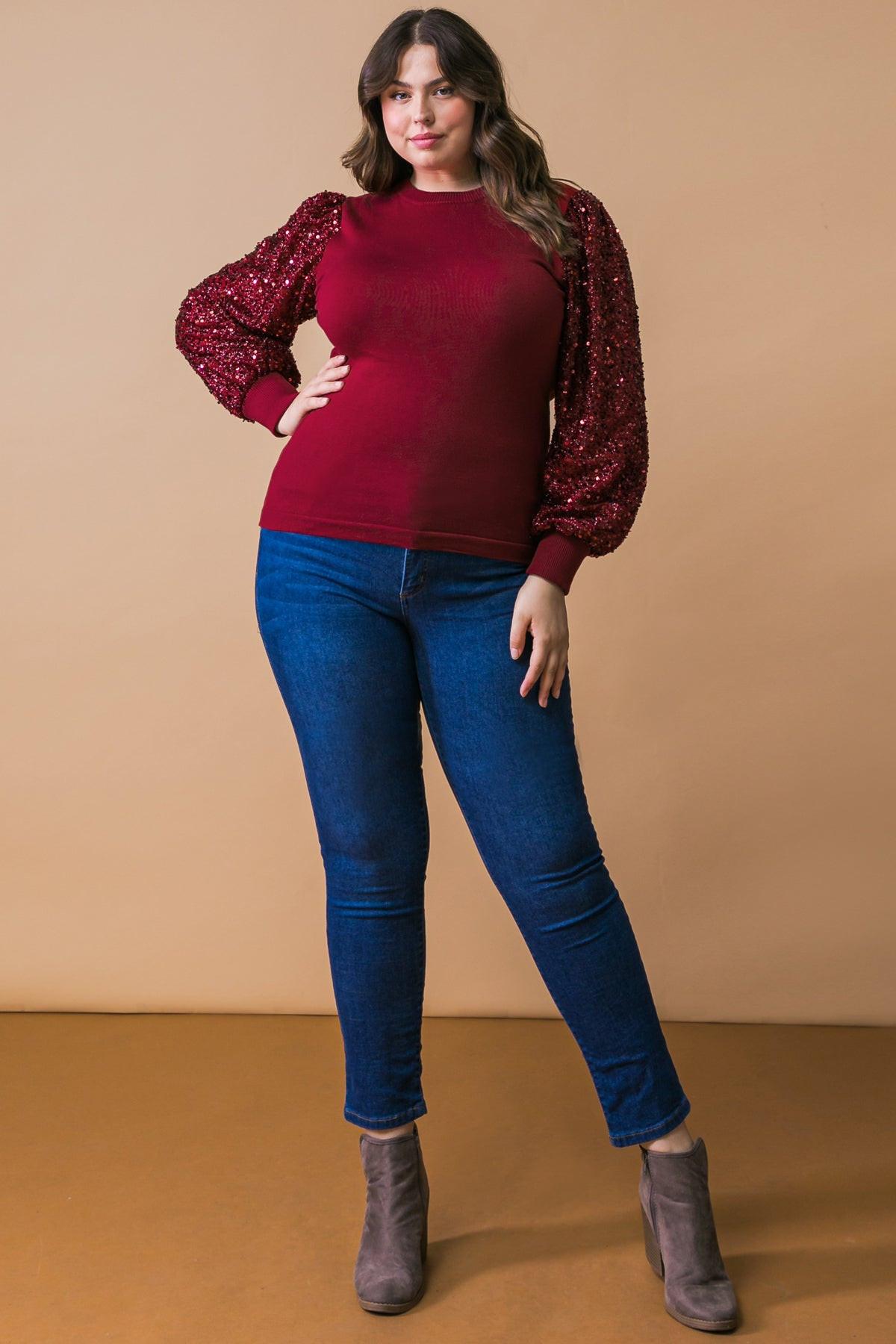 FEELING THE FUN SWEATER TOP  DAME BOHEME