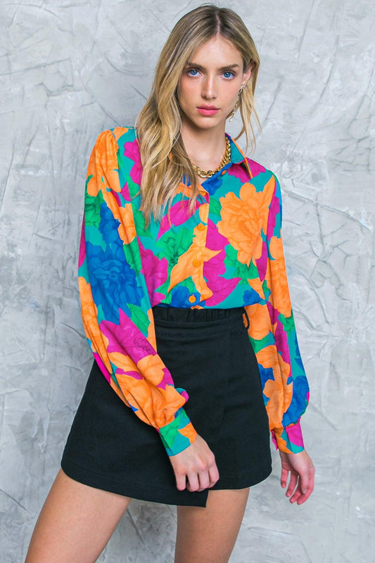 SOUL ON FIRE WOVEN TOP  DAME BOHEME