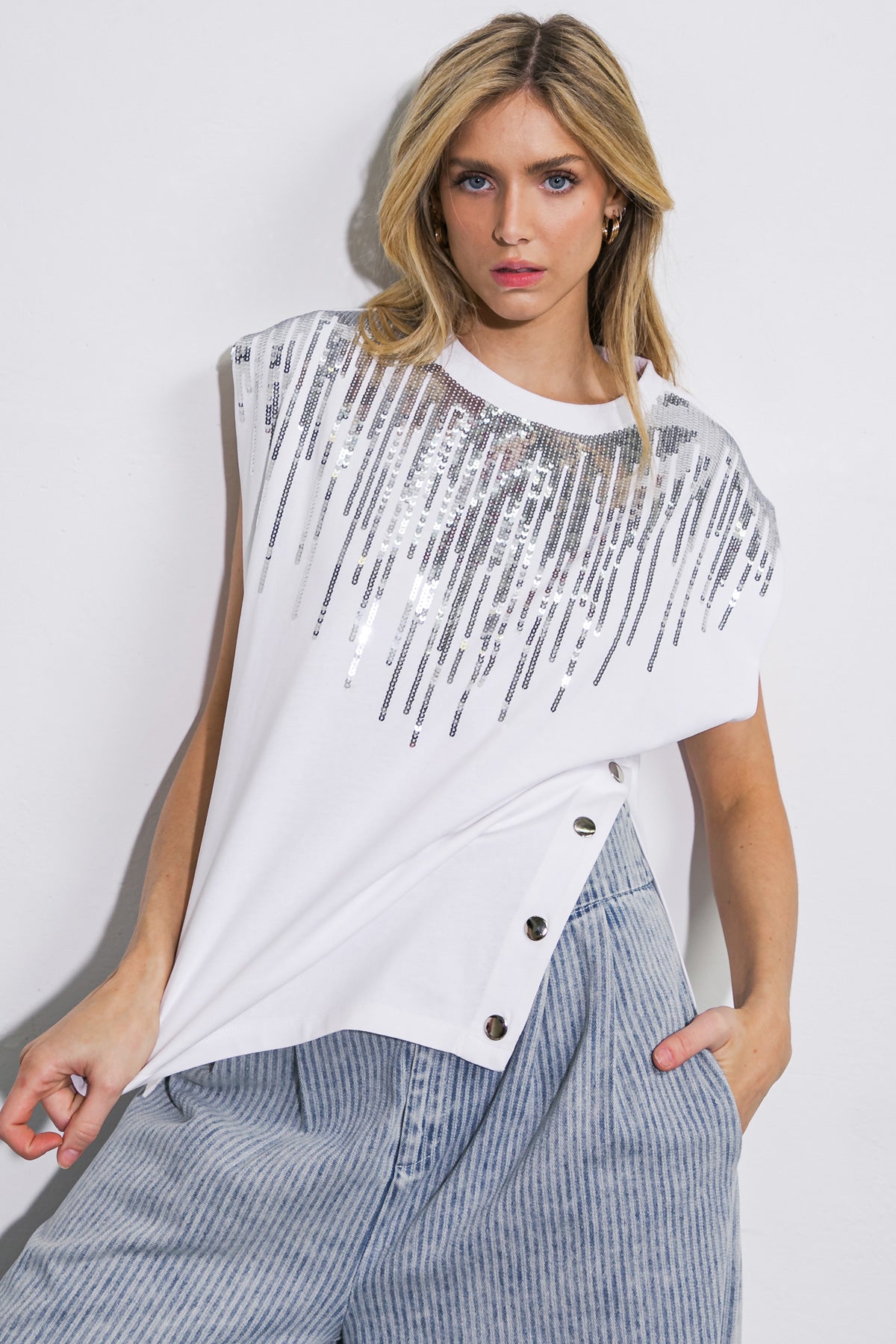 PETITE TREASURE KNIT TOP  DAME BOHEME