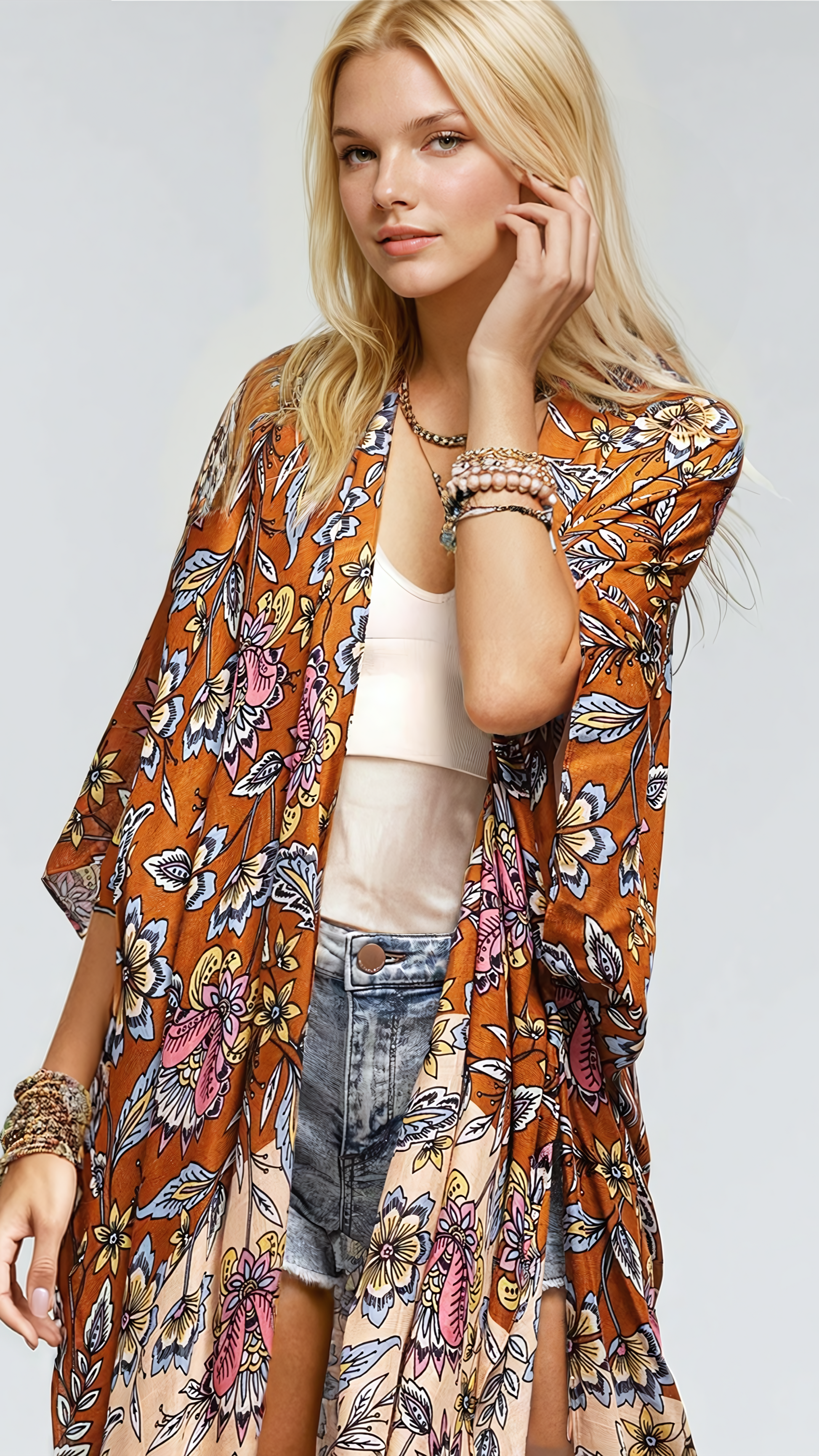 Bloom with Grace Kimono  DAME BOHEME