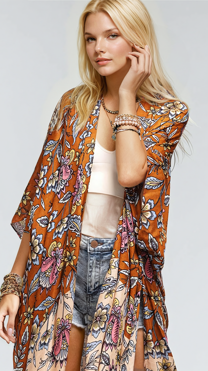 Bloom with Grace Kimono  DAME BOHEME