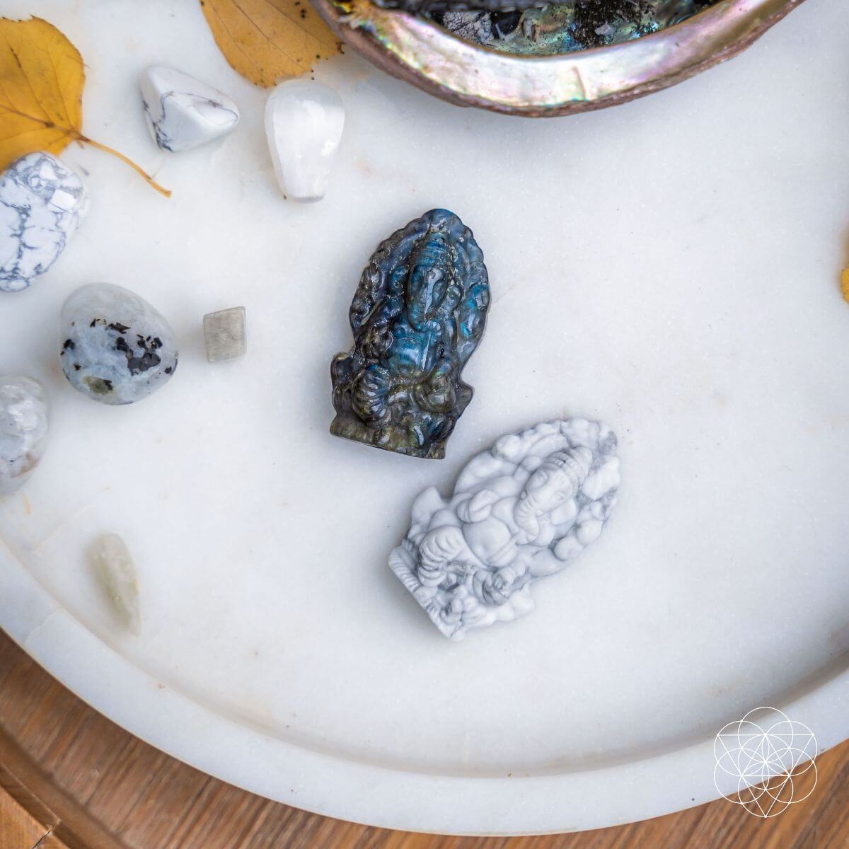 God of Luck: Crystal Ganesh Statue  DAME BOHEME