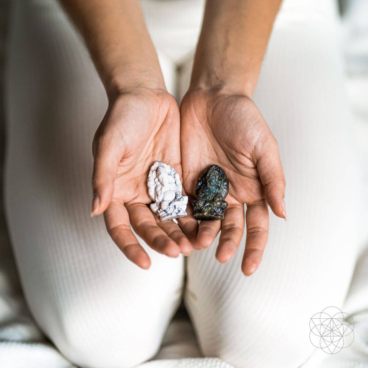 God of Luck: Crystal Ganesh Statue  DAME BOHEME