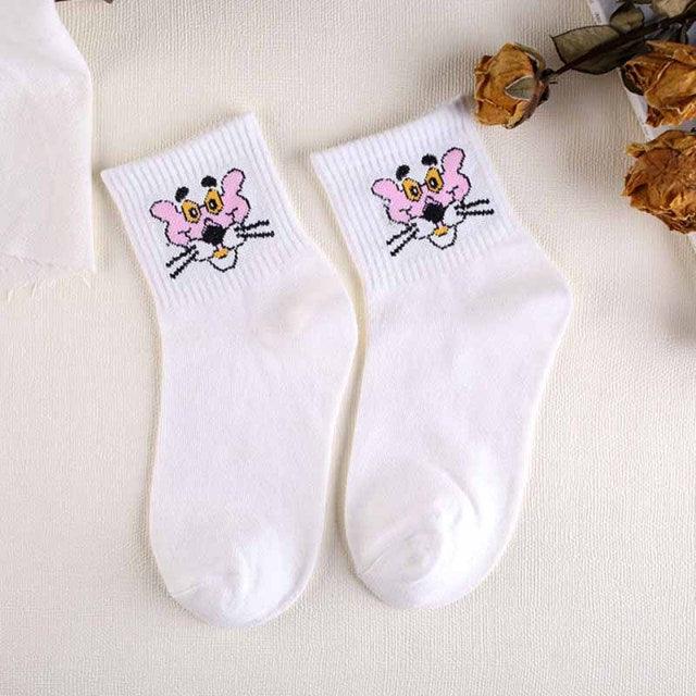 High Quality Cute Elegant Lovely Kawaii Cartoon Sweet Cotton Women Socks Animals Character Casual Short Socks For Men And Women  DAME BOHEME