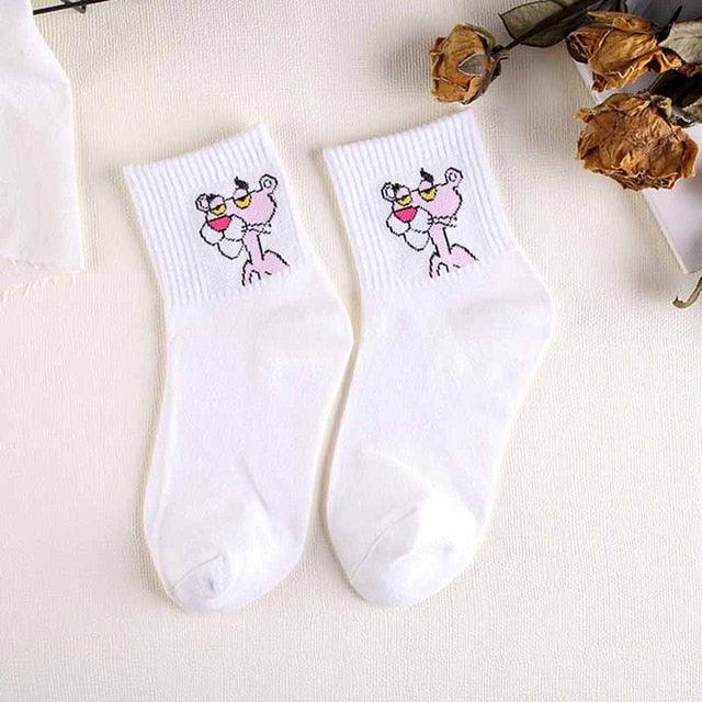 High Quality Cute Elegant Lovely Kawaii Cartoon Sweet Cotton Women Socks Animals Character Casual Short Socks For Men And Women  DAME BOHEME