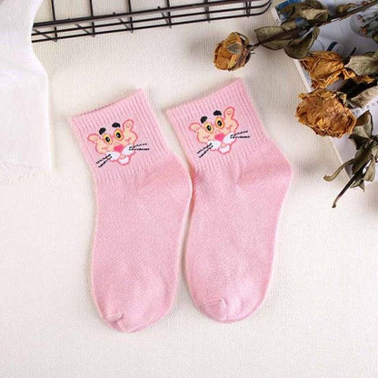 High Quality Cute Elegant Lovely Kawaii Cartoon Sweet Cotton Women Socks Animals Character Casual Short Socks For Men And Women  DAME BOHEME