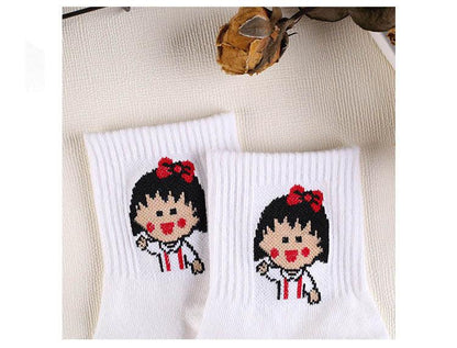High Quality Cute Elegant Lovely Kawaii Cartoon Sweet Cotton Women Socks Animals Character Casual Short Socks For Men And Women  DAME BOHEME