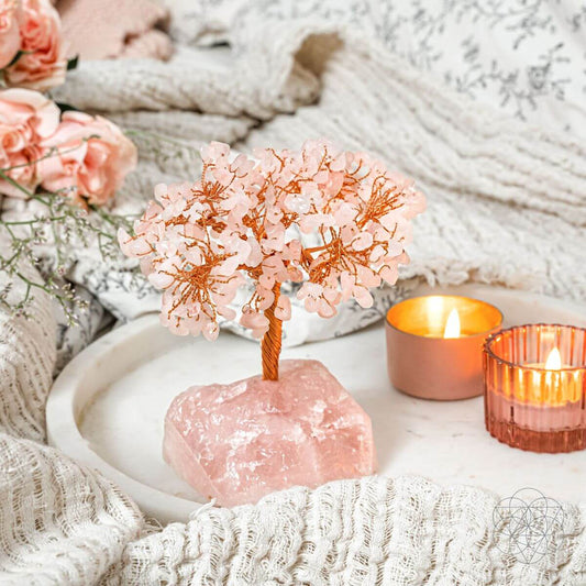 Home Sweet Home - Feng Shui Rose Quartz Tree  DAME BOHEME
