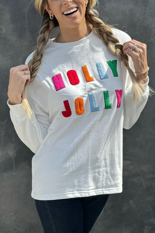 Holly Jolly Christmas Sweatshirt  DAME BOHEME