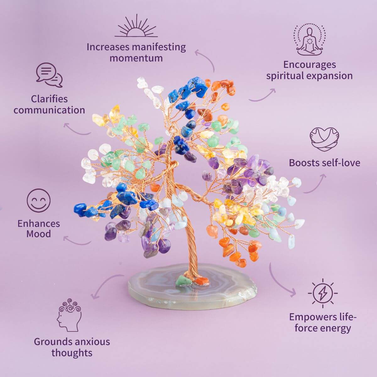Limitless Possibilities - Feng Shui Chakra Tree  DAME BOHEME
