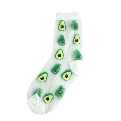 Summer Socks For Women Cartoon Fruits  DAME BOHEME
