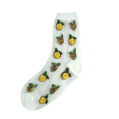 Summer Socks For Women Cartoon Fruits  DAME BOHEME