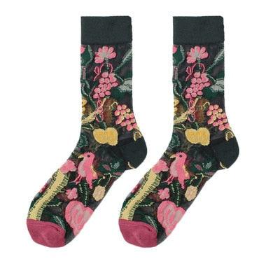 Summer Socks For Women Cartoon Fruits  DAME BOHEME
