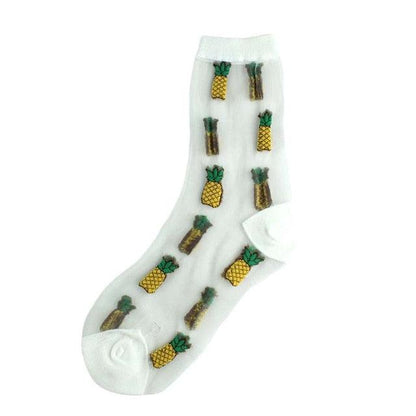 Summer Socks For Women Cartoon Fruits  DAME BOHEME