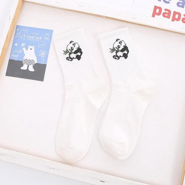 Colorful Cute Cat Frog Rabbit Design Creative Fashion Cotton Sailor Socks Cotton Socks Unisex Socks Running Climbing Casual Crew Socks For Men And Women  DAME BOHEME