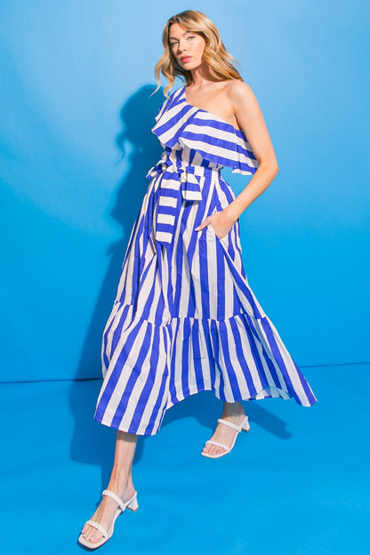 DAYS LIKE THESE POPLIN MIDI DRESS  DAME BOHEME