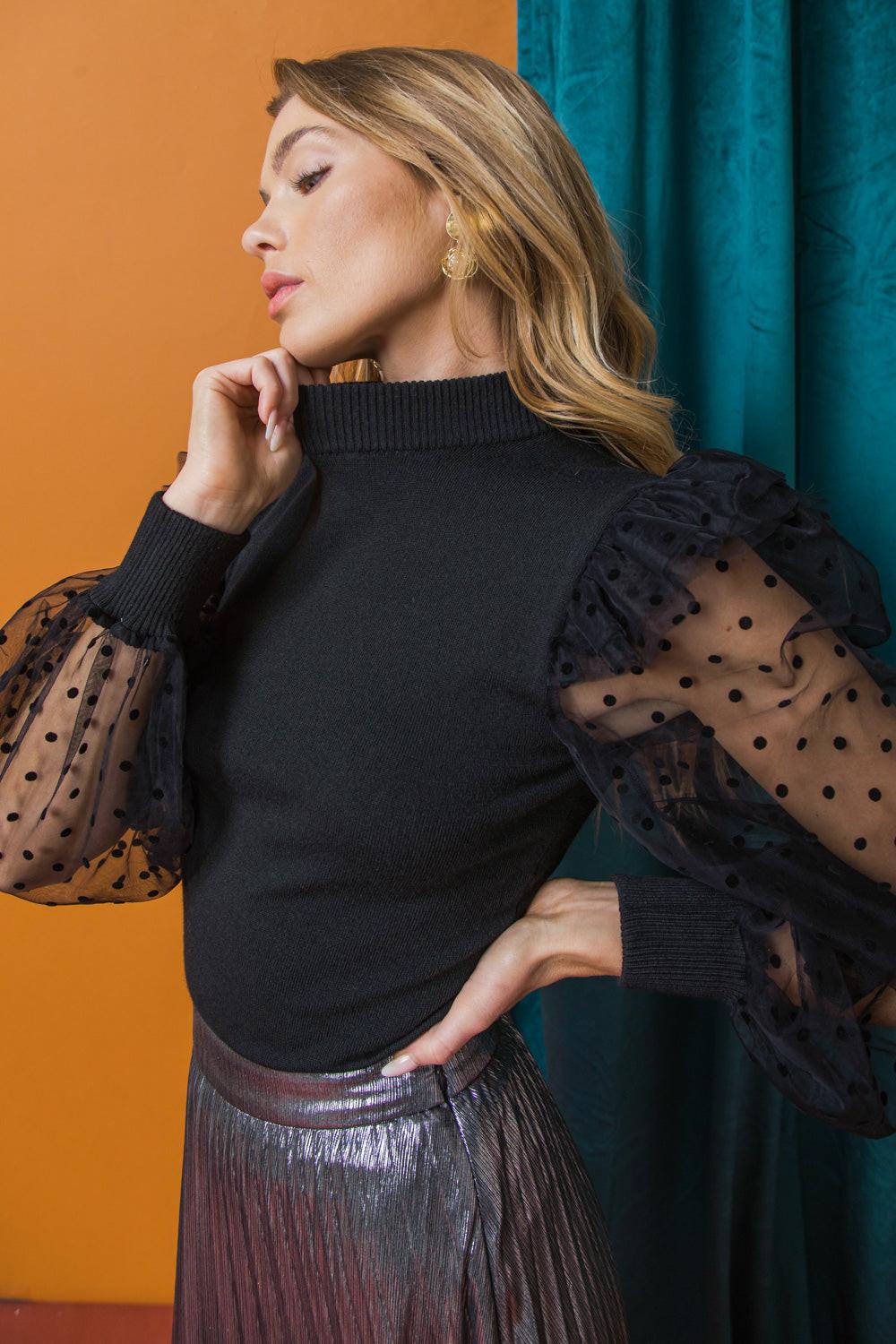 SENDING LOVE LETTERS SWEATER TOP  DAME BOHEME