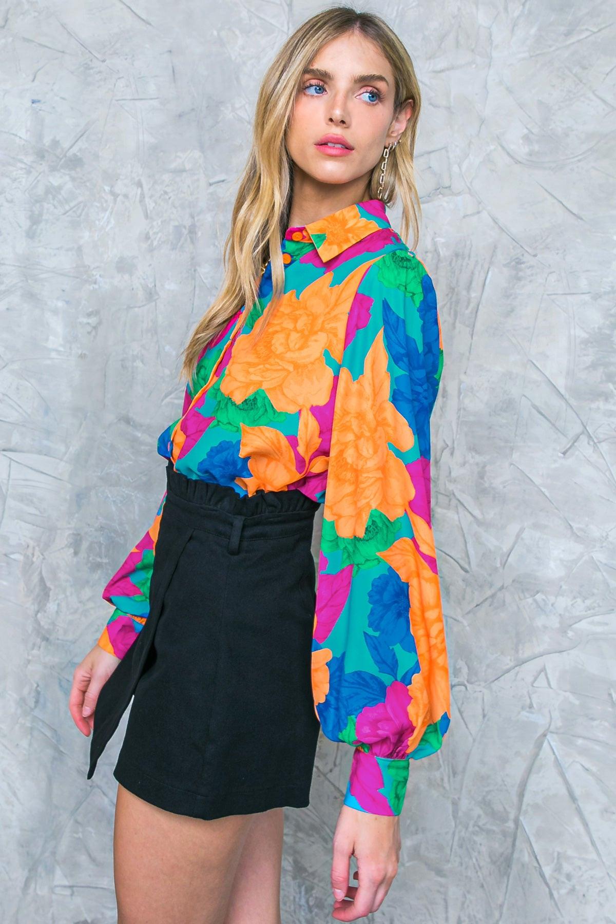 SOUL ON FIRE WOVEN TOP  DAME BOHEME