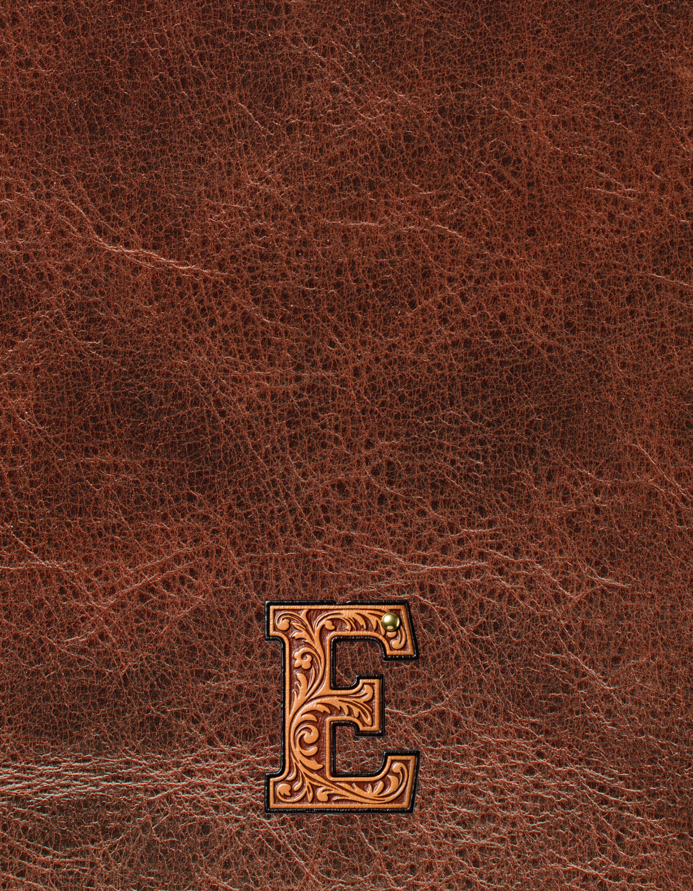 Monogrammed Initial Western Leather Look Saddle Longhorn Cowboy Cowgirl Kitchen Dish Towels Made in America  DAME BOHEME