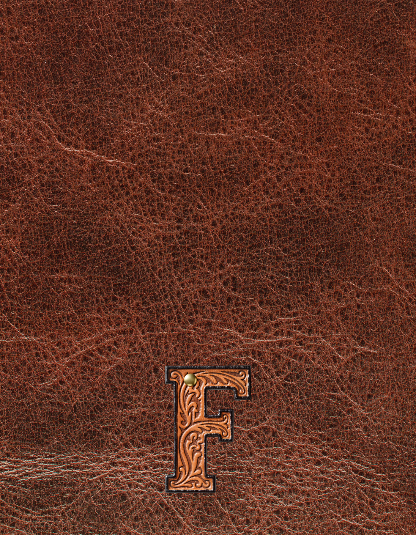 Monogrammed Initial Western Leather Look Saddle Longhorn Cowboy Cowgirl Kitchen Dish Towels Made in America  DAME BOHEME