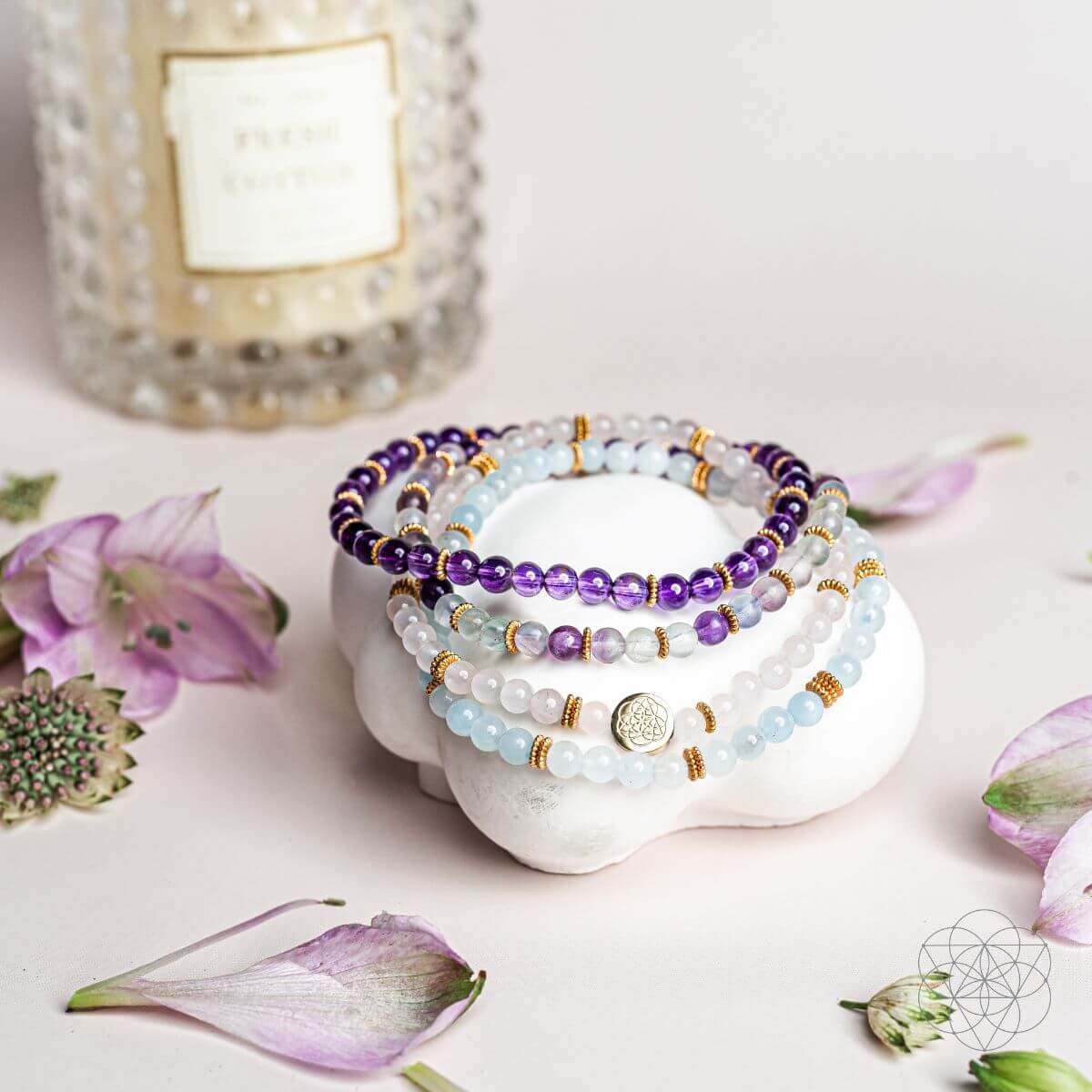 Soothing Anxiety-Free Bracelet Pack of 4  DAME BOHEME