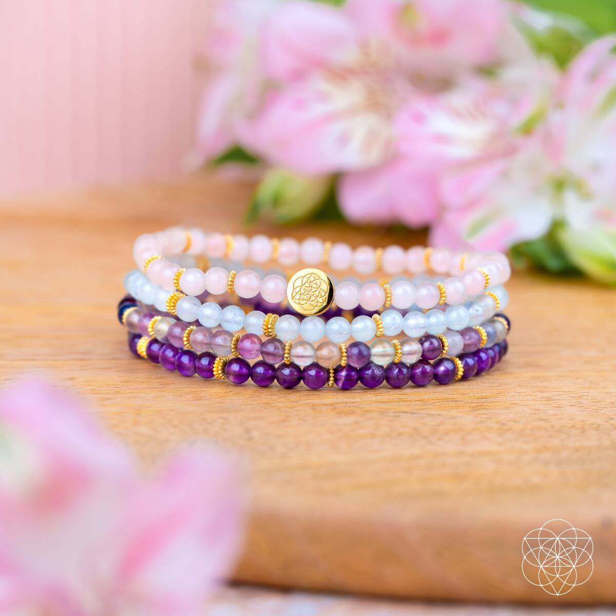 Soothing Anxiety-Free Bracelet Pack of 4  DAME BOHEME