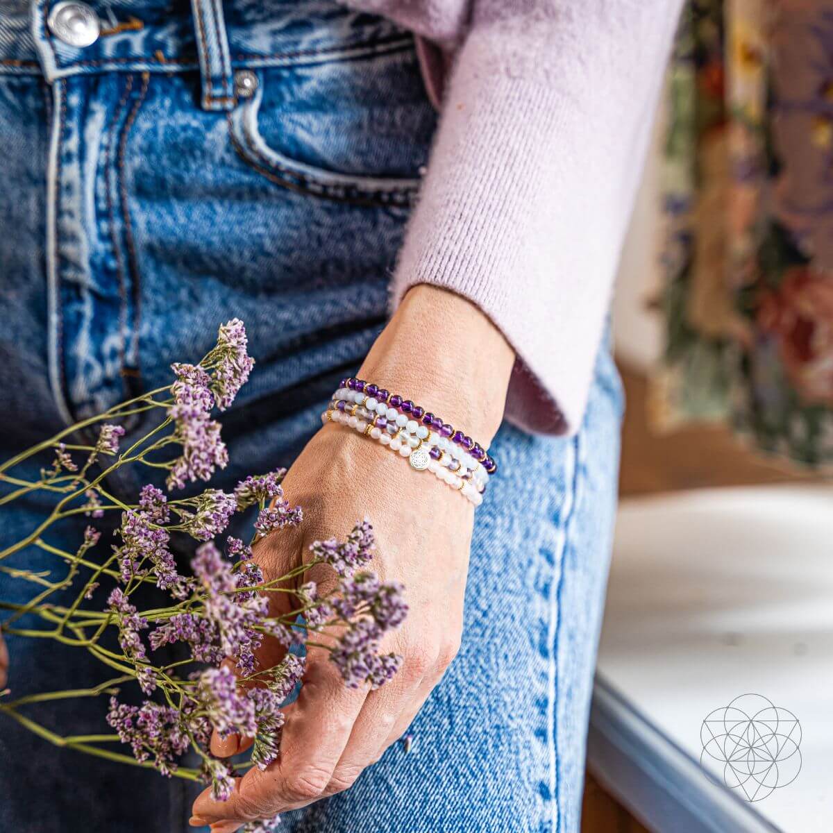 Soothing Anxiety-Free Bracelet Pack of 4  DAME BOHEME
