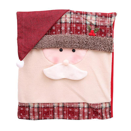 Stylish Chair Covers Christmas Santa Claus Chair Back Cover Christmas Dining Dinner Table Decoration New Year Party Supplies Dining Table Decoration for Home New Year Party  DAME BOHEME