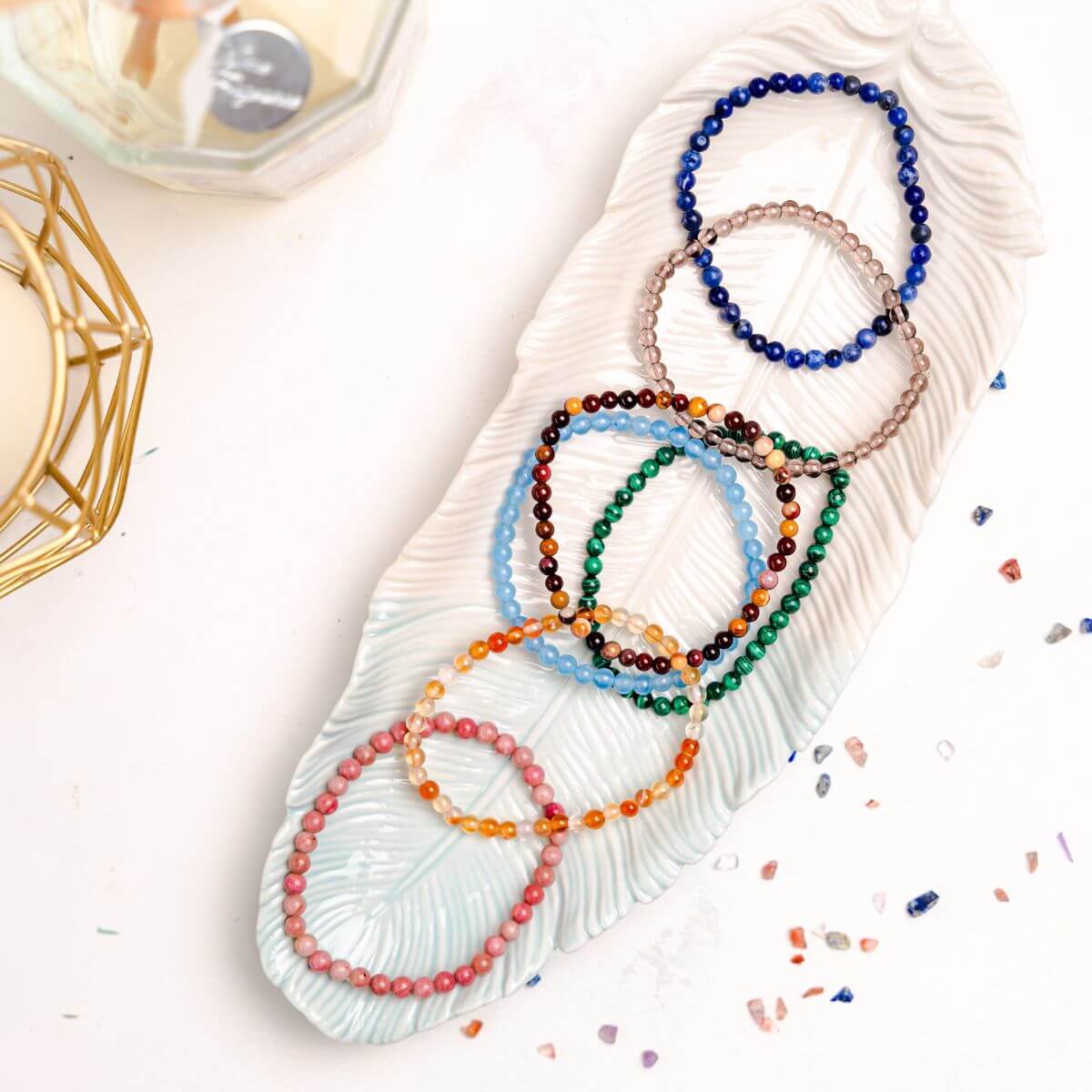 The Chakra-Balancing Bracelets Set  DAME BOHEME