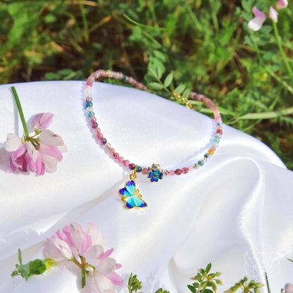 Tourmaline Anklet of Hope  DAME BOHEME