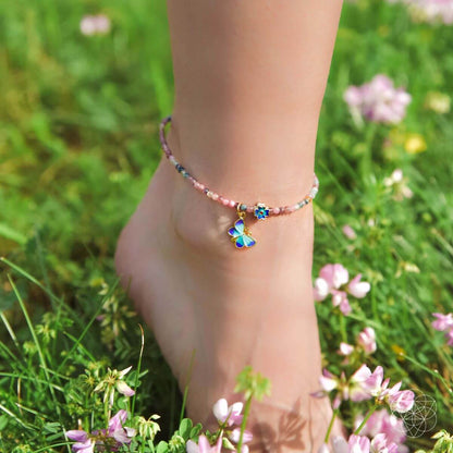 Tourmaline Anklet of Hope  DAME BOHEME