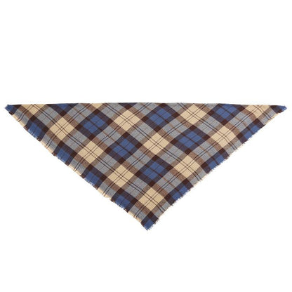 Plaid Pattern Triangle Scarves for Women  DAME BOHEME