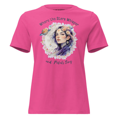 Where the Stars Whisper Women's Relaxed Graphic Print Bella + Canvas T-Shirt  DAME BOHEME