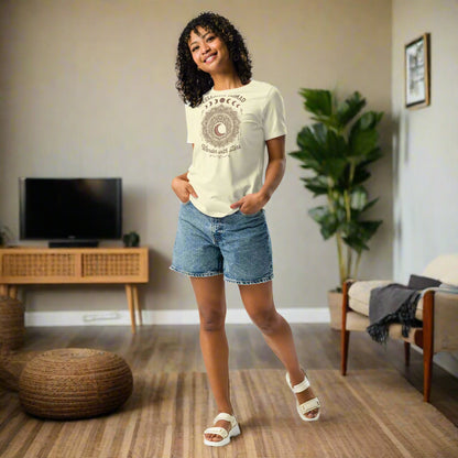 Celestial Nomad Vintage Bohemian Women's Graphic T-Shirt  DAME BOHEME