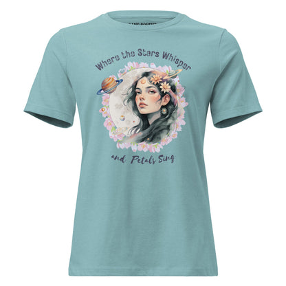 Where the Stars Whisper Women's Relaxed Graphic Print Bella + Canvas T-Shirt  DAME BOHEME