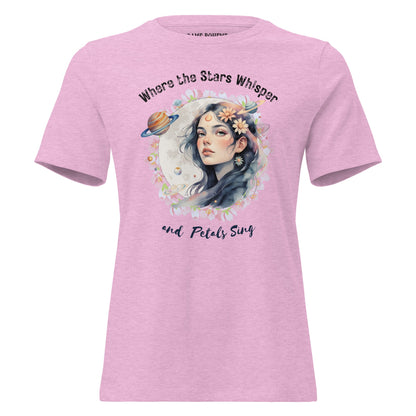 Where the Stars Whisper Women's Relaxed Graphic Print Bella + Canvas T-Shirt  DAME BOHEME