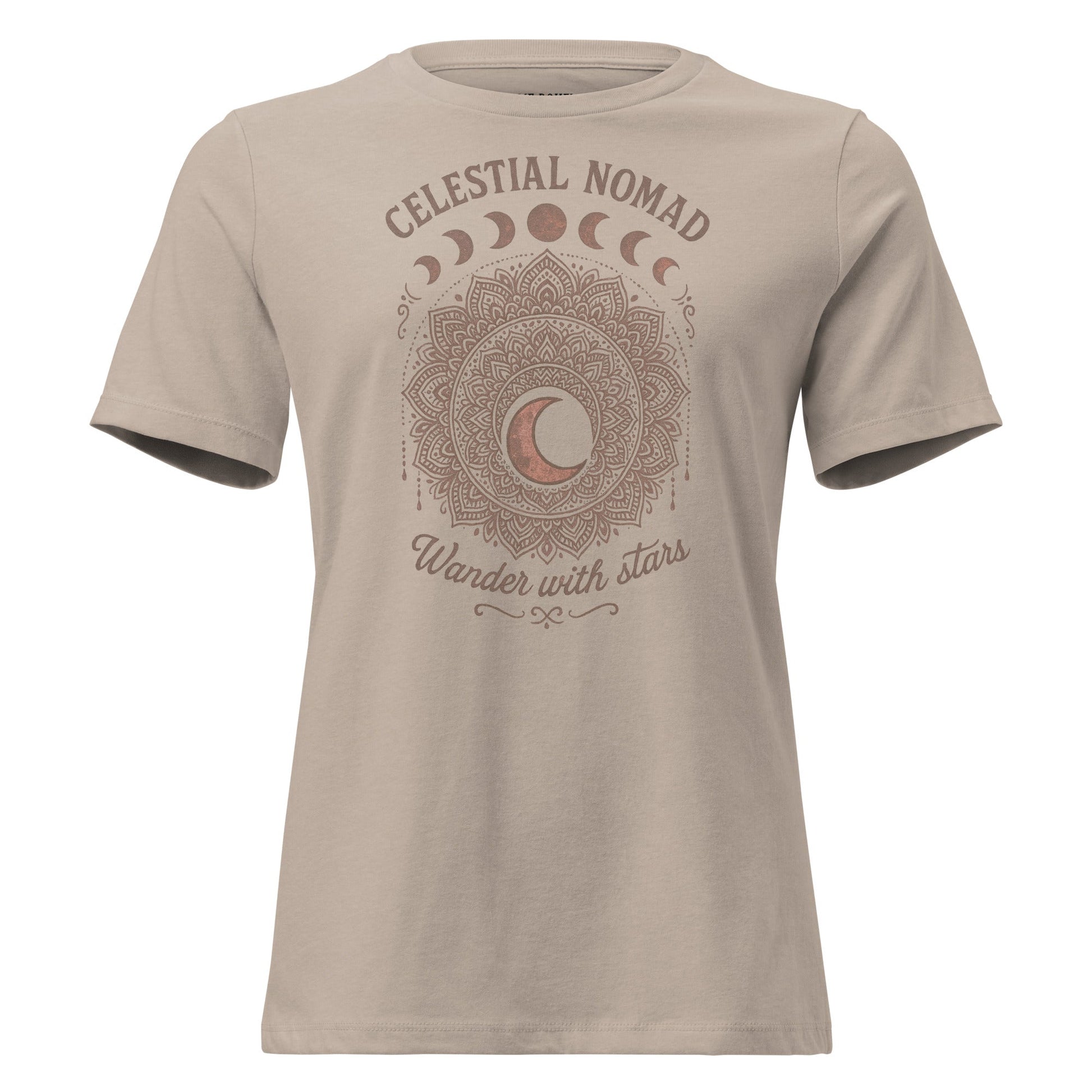 Celestial Nomad Vintage Bohemian Women's Graphic T-Shirt  DAME BOHEME