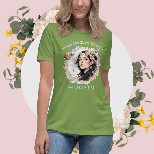 Where the Stars Whisper Women's Relaxed Graphic Print Bella + Canvas T-Shirt  DAME BOHEME