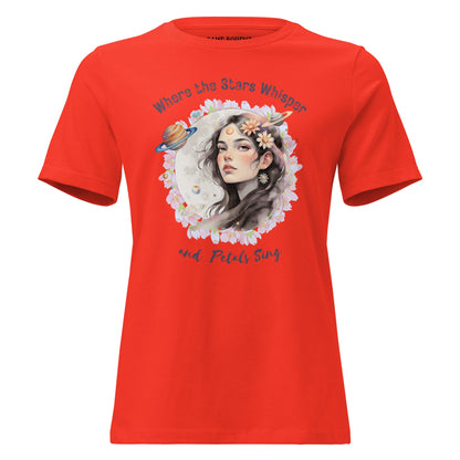 Where the Stars Whisper Women's Relaxed Graphic Print Bella + Canvas T-Shirt  DAME BOHEME