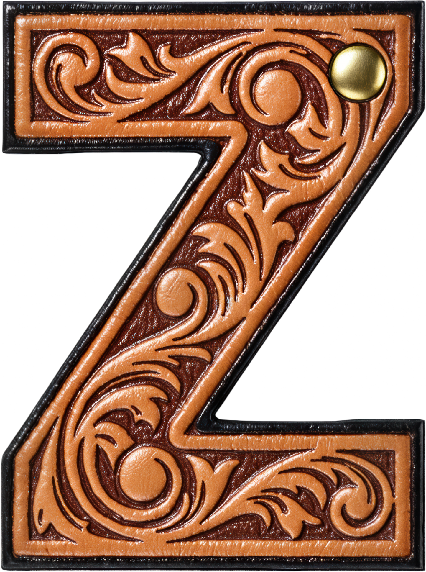 Monogrammed Initial Western Leather Look Saddle Longhorn Cowboy Cowgirl Kitchen Dish Towels Made in America  DAME BOHEME